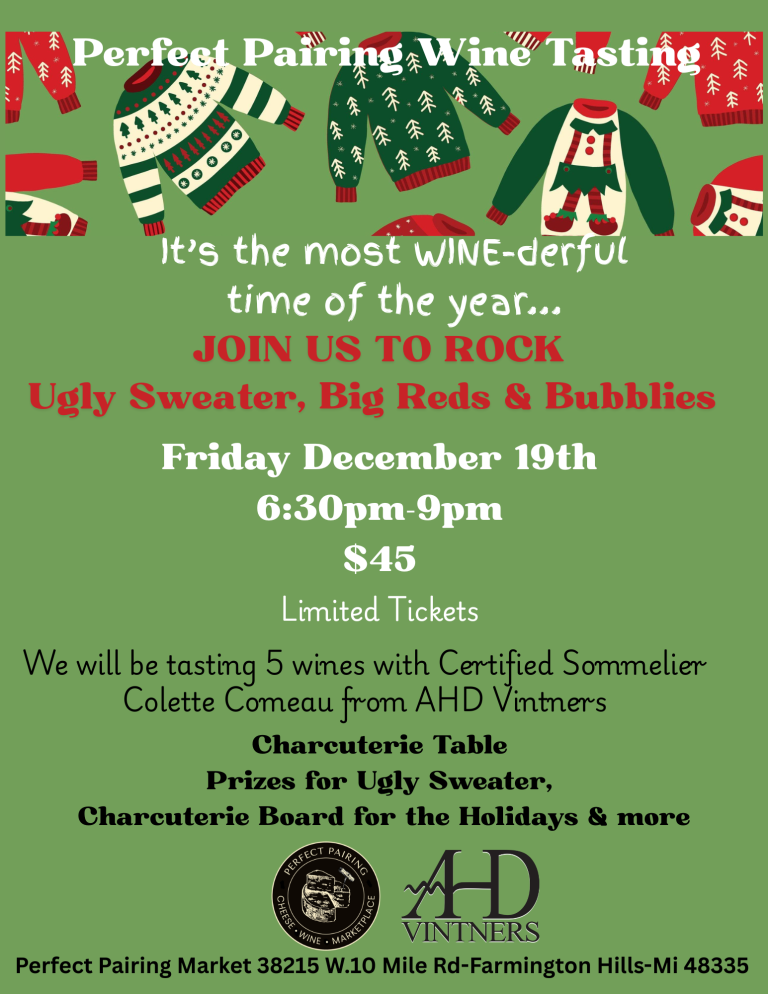 Ugly Sweater Wine Tasting