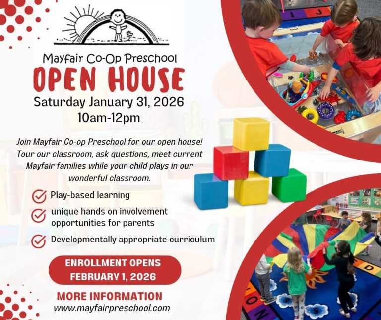 Mayfair Co-op Preschool Open House