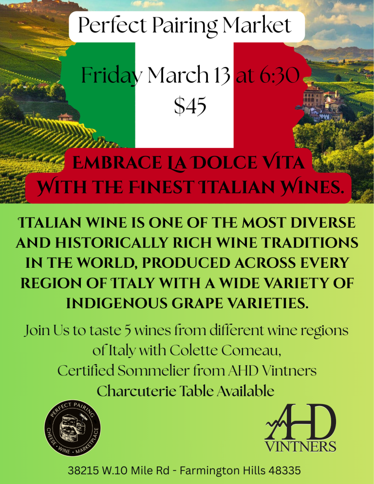 Italian Wine Tasting